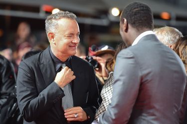 Tom Hanks et Omar Sy à l'avant-première de "Inferno" à Berlin
