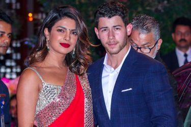 Priyanka Chopra et Nick Jonas, en Inde, en juin 2018