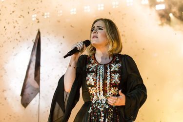 Adele en concert au Royaume-Uni en juin 2016.