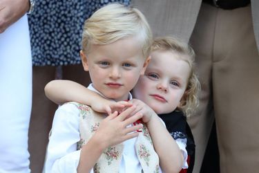 Le prince Jacques et la princesse Gabriella de Monaco, le 31 août 2018