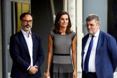 La reine Letizia d'Espagne à Madrid, le 18 juillet 2019