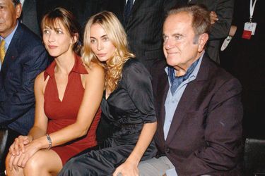 Le père et la fille aux côtés de Sophie Marceau, en 2003