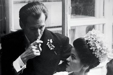 Leur mariage, à Paris, le 2 avril 1962.  Elle a 24 ans, lui 37. Elle est la fille de Ferdinand Béghin,  l’empereur du sucre qui a inspiré le rôle de Jean Gabin  dans « Les grandes familles ».