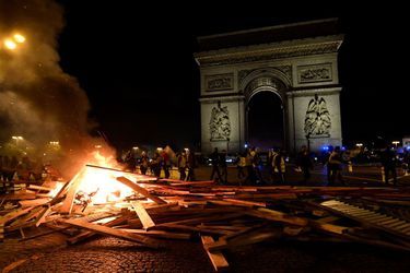 Les Champs-Elysées ont été le théâtre de violences lors de la manifestation des &quot;gilets jaunes&quot;.