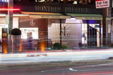 La luxueuse boutique Montres Prestige à Genève