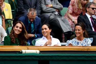 Kate Middleton, Meghan Markle et Pippa Middleton à Wimbledon le 13 juillet 2019