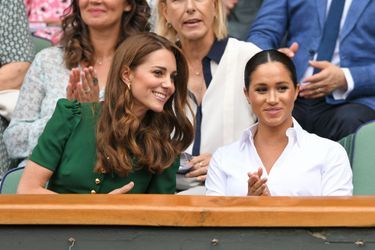 Kate Middleton et Meghan Markle à Wimbledon le 13 juillet 2019