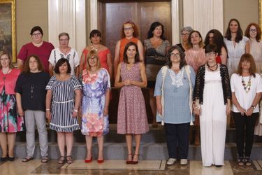 Letizia d'Espagne à Madrid, le 19 juillet 2019