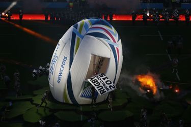 Coupe du monde de rugby - Kate, William et Harry donnent le coup d'envoi