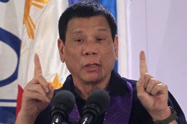 Le président philippin Rodrigo Duterte, le 30 septembre 2016.