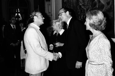 Guy Béart avec Jacques Chirac en 1983