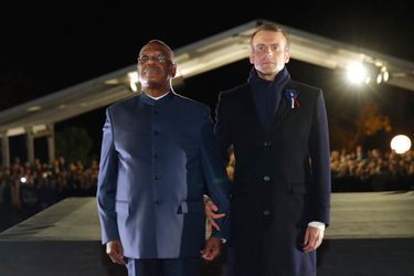 Le président malien Ibrahim Boubakar Keïta et Emmanuel Macron