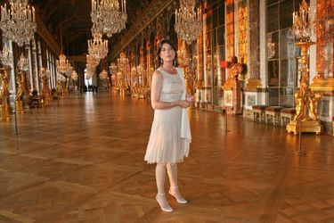 La princesse Caroline de Monaco au château de Versailles, le 9 juin 2008