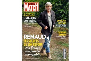 Renaud en une de Paris Match n°3518 