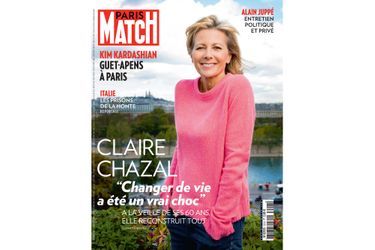 Claire Chazal en une de Paris Match