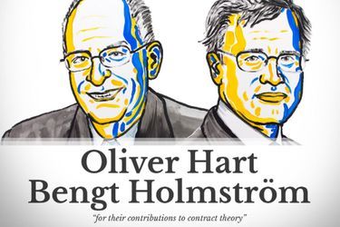Oliver Hart et Bengt Holmström ont reçu le prix Nobel d&#039;économie. 