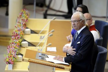 Le roi Carl XVI Gustaf de Suède à Stockholm, le 15 septembre 2015