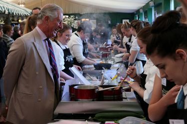 Le prince Charles à Dumfries House en Ecosse, le 8 septembre 2015