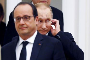 François Hollande et Vladimir Poutine