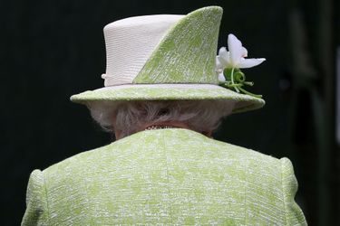Le chapeau de la reine Elizabeth II à Edimbourg, le 4 juillet 2019