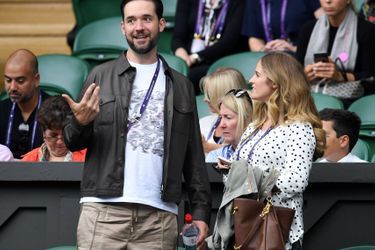 Alexis Ohanian et Kim Sears à Wimbledon le 9 juillet 2019