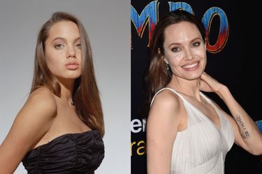 Angelina Jolie en&amp;nbsp;1991 et 2019