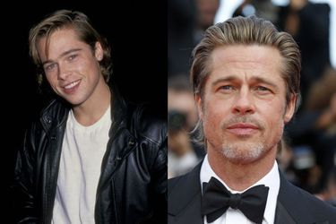 Brad Pitt en&amp;nbsp;1988 et 2019
