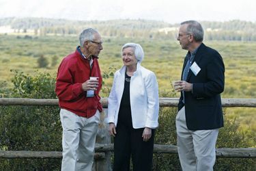 Stanley Fischer, Janet Yellen et Bill Dudley