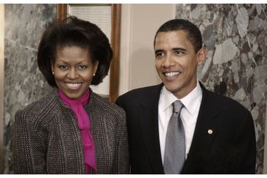 Michelle et Barack Obama en 2005
