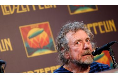 Le chanteur de Led Zeppelin Robert Plant présente lors d&#039;une conférence de presse le concert filmé du groupe, sorti sous le nom de &quot;Celebration Day&quot;.