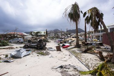 Les dégâts causés par Irma à Saint-Martin.