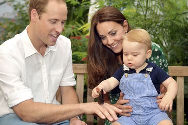 Kate et William avec le prince George, pour son premier anniversaire, le 22 juillet dernier. 