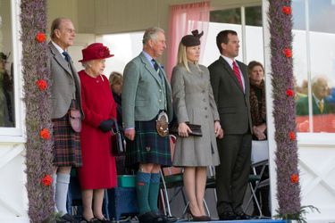 La famille royale britannique au Braemar Gathering, le 5 septembre 2015