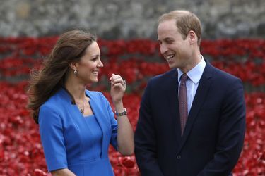 Le prince William et Kate Middleton en aout dernier
