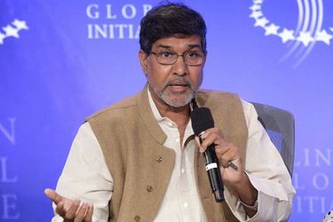 Kailash Satyarthi lors d'une session de la Clinton Global Initiative à New York, en septembre 2009.