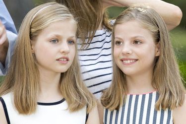 Les princesses Leonor et Sofia d&#039;Espagne à Palma de Majorque, le 4 août 2016