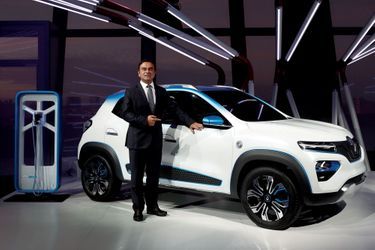 Au Salon de l’automobile, Renault a dévoilé le K-ZE, un SUV low cost qui sera commercialisé en Chine en 2019.