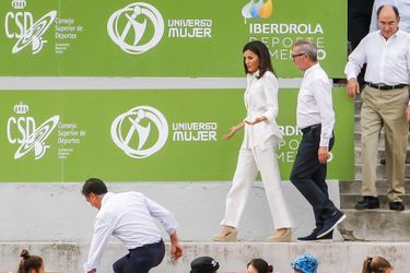 La reine Letizia d'Espagne à Madrid, le 4 juillet 2019