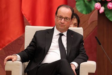 François Hollande lors de son voyage officiel au Vietnam.