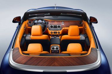 A l&#039;intérieur de la Rolls-Royce Dawn