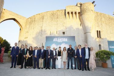 La reine Letizia d'Espagne au château de Bellver sur l'île de Majorque aux Baléares, le 2 juillet 2019