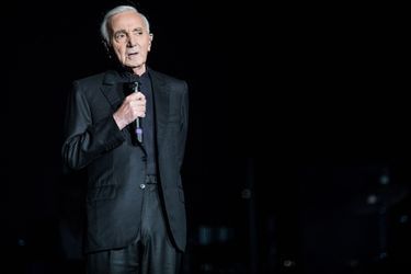 Charles Aznavour, le 13 décembre 2017, à Paris. 
