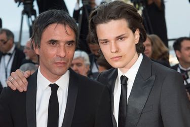 Samuel Benchetrit et son fils Jules au Festival de Cannes