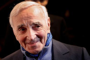 Charles Aznavour à Paris en octobre 2017. 