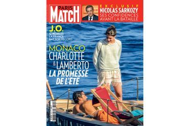 Charlotte Casiraghi et Lamberto en une de Paris Match n°3510