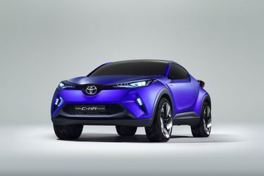 Une des images dévoilées par Toyota lundi. Le Toyota C-HR sera visible au salon de l'automobile de Paris.