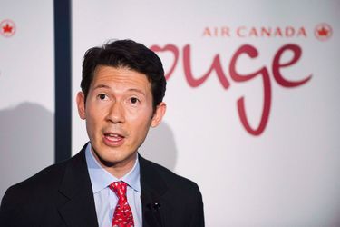 Benjamin Smith, alors numéro 2 d'Air Canada, à Toronto en décembre 2012.