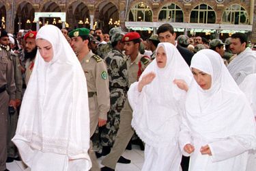 La reine Rania en pèlerinage à La Mecque en 1999