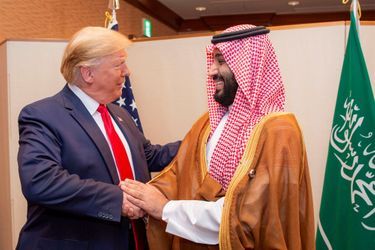 Donald Trump et Mohammed Ben Salmane.
