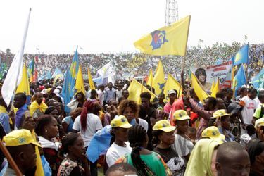 Manifestation des partisans de Joseph Kabila à Kinshasa, le 29 juillet dernier.